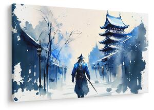 Tablou - Samurai, aquarel (90x60 cm)