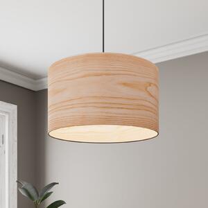 Envostar Veneer lampă suspendată esență arin, reglabil, Lemn, Camera de zi / sufragerie, Lemn