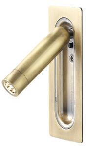 Lampă de perete MARSET, Bronz / Alamă Veche, dormitor, Aluminiu