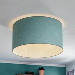 Duolla Plafonieră Pastell Roller Ø 60cm verde mentă, reglabil, Verde, Camera de zi / sufragerie, Țesătură / Textil, Viața tânără
