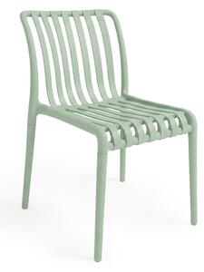 Scaun din plastic TREGO, verde