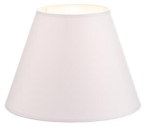 Duolla Abajur Sofia Înălțime 21 cm, alb, Alb, Țesătură / Textil
