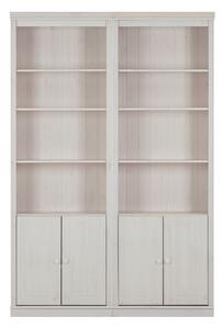 Bibliotecă albă din lemn de pin 148x223 cm Anita – Støraa