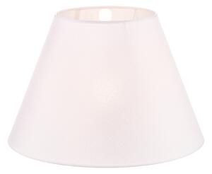 Duolla Abajur Sofia Înălțime 31 cm, alb veroni, Alb, Țesătură / Textil
