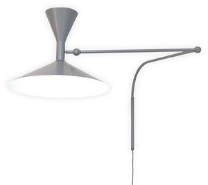 Lampă de perete Nemo Lighting, Lampe de Marseille, Gri, Camera de zi, Metal