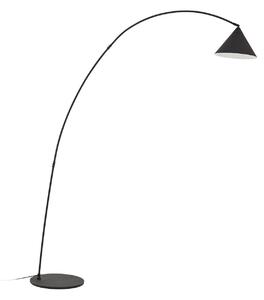 Lampadar Lindby, Triangolo, Negru, Camera de zi, Metal, Modern