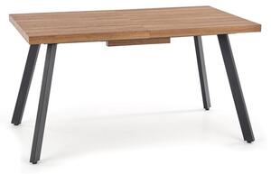 Masa de bucaterie Berlin 160 cm, miere de nuc / negru