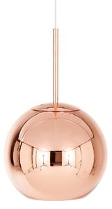 Lustră Pendul Tom Dixon, Copper Round, reglabil, Cupru, Camera de zi, Plastic, Design