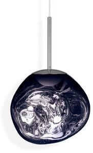Lustră Pendul Tom Dixon, Melt Mini, reglabil, Gri, Camera de zi, Plastic, Design