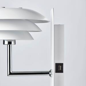 Dyberg Larsen DL20 USB Shelf aplică, albă, reglabil, Alb, dormitor, Metal, Scandinavă