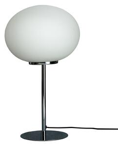 Dyberg Larsen Queen lampă de masă, cadru crom, Metalic, Camera de zi / sufragerie, Metal, glob