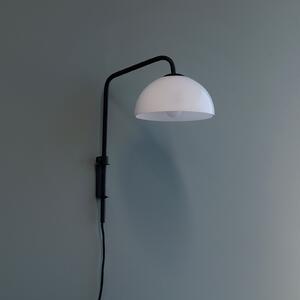 Dyberg Larsen Jazz aplică, opal/negru, Negru, Camera de zi / sufragerie, Metal, Scandinavă, Lumină de lectură