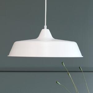 Dyberg Larsen Raw lampă suspendată, albă, reglabil, Alb, Camera de zi / sufragerie, Metal, Scandinavă