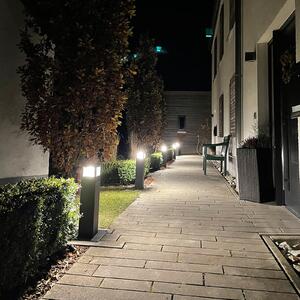 DOTLUX WAY LED lampă cu soclu înălțime 20cm, 3,000K, Gri, Metal, Modern