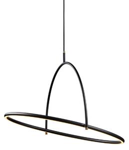Lustră Pendul Halo Design, TILT, reglabil, Sala de mese, Metal, Design
