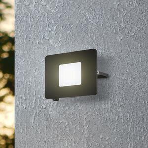 EGLO Proiector LED de exterior Faedo 3, negru, 30W, Negru, Metal, Modern