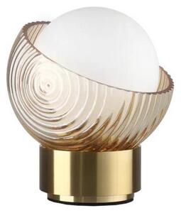 Ideal Lux - Lampă de birou LED BLOOM 1xG9/3W/230V, aurie/bej fumuriu