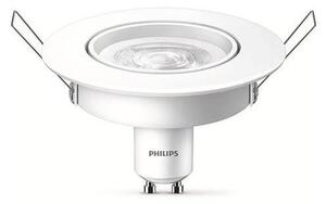 Corp de iluminat LED încastrat Philips 1xGU10/4,7W/230V 2700K