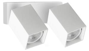 Ideal Lux - Aplica de perete cu spoturi LED DYNAMITE 2xGU10/7W/230V CRI 90 albă