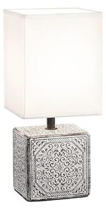 Ideal Lux - Lampă de masă KALI 1xE14/40W/230V alb/gri