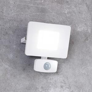 EGLO Proiector LED exterior Faedo 3 cu senzor, alb, 20W, Alb, Metal, Modern