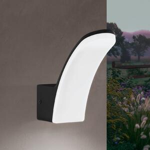 EGLO Aplică LED de exterior Fiumicino din aluminiu, Negru, Metal, Modern