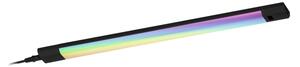 Osram - Corp de iluminat LED RGBW sub-dulap, dimmabil, cu senzor, LINEAR EDGE LED/8W/230V, negru + telecomandă