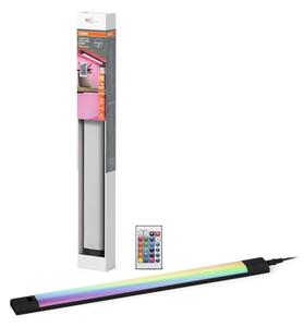 Osram - Corp de iluminat LED RGBW sub-dulap, dimmabil, cu senzor, LINEAR EDGE LED/8W/230V, negru + telecomandă