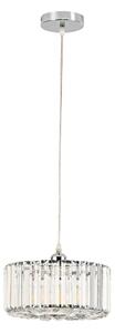 Pendul pe cablu VETRO 1xE27/60W/230V crom lucios