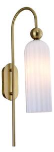 Lampă de perete PIEGA 1xE14/40W/230V alamă/albă