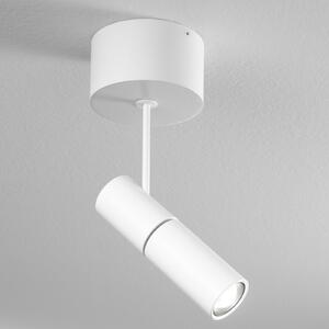 Egger Licht EGG DLS LED spot Zooom XL, carcasă montată la suprafață, 3.000K, alb, reglabil, Alb, Camera de zi / sufragerie, Metal, Modern