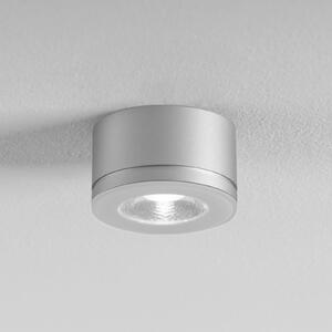 Egger Licht EGG DLS Downlight Newton, gri, 30°, 3.000 K Ø 6,3 cm IP54, reglabil, Gri, Camera de zi / sufragerie, Metal, Modern