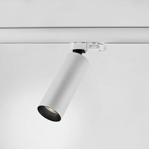 Egger Licht Reed S șină cu spot LED dim-to-warm 30°, reglabil, Alb, Studiu / Birou, Metal, Modern