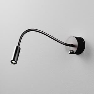 Egger Licht EGG DLS LED aplică de perete Zooom T Flex, 2,700K, negru, Negru, Camera de zi / sufragerie, Metal, Modern