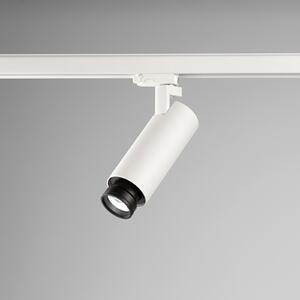 Egger Licht Kelly spot pe șină 15 - 90° 2.700K alb, reglabil, Alb, Studiu / Birou, Metal, Modern