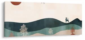 Tablou - Peisaj ilustrat (120x50 cm)