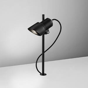 Egger Licht EGG DLS LED bornă luminoasă Atlantis, vârf de pământ, negru, Negru, Metal, Boltă de exterior / cale de acces