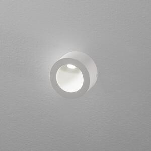 Egger Licht Aplică de perete EGG DLS LED Saxo On, Ø 8 cm, aluminiu, alb, Alb, Hol, Metal, Modern