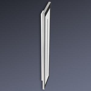Evotec Aplică LED Zen, înălțime 90 cm, reglabil, Gri, Camera de zi / sufragerie, Metal, Modern, Plafon unghiular direct
