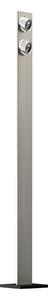 Evotec Light Wave lampadar LED, cu variator tactil, reglabil, Gri, Camera de zi / sufragerie, Metal, Modern