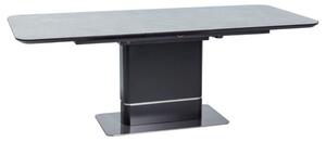 Masa de bucaterie Pallas 160 x 90 cm, marmura neagra