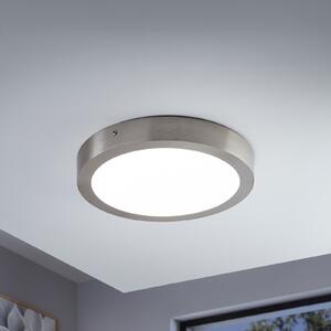 EGLO connect Fueva-C plafonieră rotund 30cm nichel, reglabil, Metalic, Hol, Metal, Modern