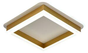 Plafoniera LED Erste Zino 40W Auriu 3CCT 3920lm 240x240x67mm - Corp Iluminat Interior Modern Glam pentru Dormitor sau Living cu Design Geometric