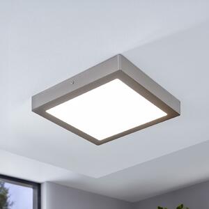 EGLO connect Fueva-C plafonieră 30cm nichel, reglabil, Metalic, Hol, Metal, Modern