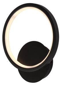 Aplica LED Erste Aura Negru Mat 15W 750lm 3CCT 230x200x48mm Corp Iluminat Perete Modern Design Minimalist Eficienta Energetica Ambientala