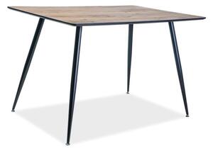 Masa de bucaterie Remus 120 x 80 cm, nuc / negru