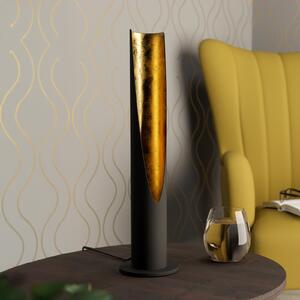 EGLO Barbotto lampă de masă LED în negru/auriu, Negru, Camera de zi / sufragerie, Metal, Modern