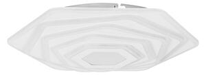 Plafoniera LED Erste Infinity 112W, 500x500x70mm, 3CCT Reglabila cu Telecomanda, Design Modern Alb Metal, Iluminat Eficient pentru Living Spatios