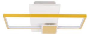Plafoniera LED Erste Elia 55W 520x68mm, Design Rotund Modern 3CCT Reglabil 3000K-6000K, Alb Mat, Iluminat Eficient pentru Living si Dormitor