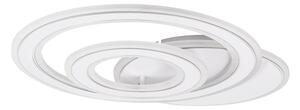 Plafoniera LED Erste Alla 98W 510x420x70mm, Design Modern Curbat, Telecomanda 3CCT, Iluminat Alb Premium pentru Living sau Dormitor Spatios